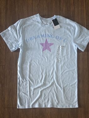 Isaac Morris Graphic Tee Dreaming of U Pastel Star | NWT Small
